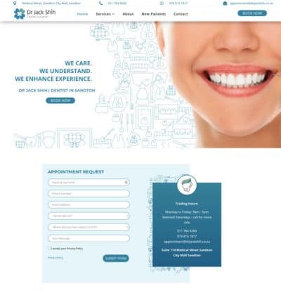 Dr Jack Shih Dentist Website