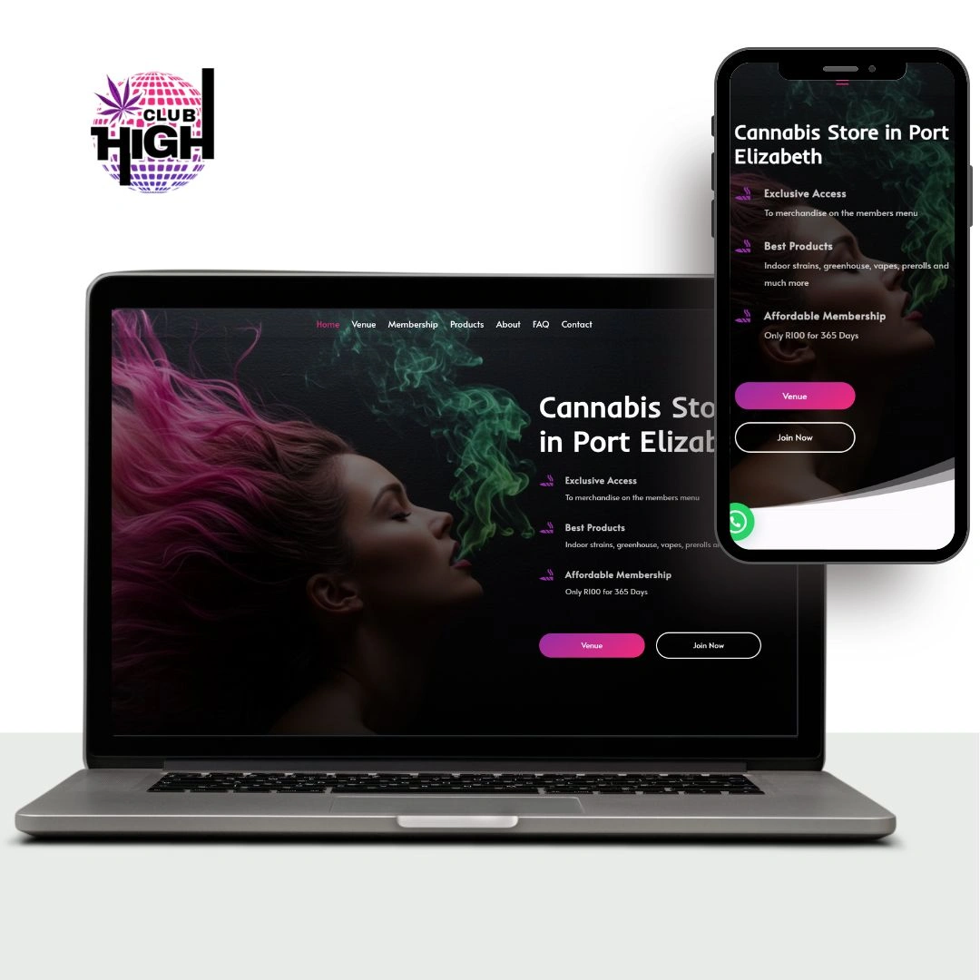 Club High Website Design