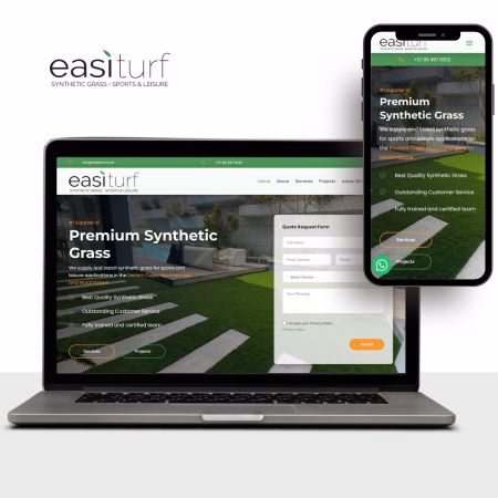 Easiturf Business Website Design